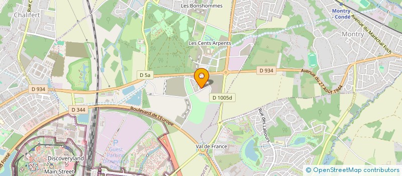 localisation de l'entreprise REVOLT'AIR  COUPVRAY