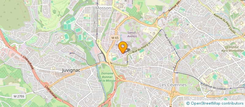 localisation de l'entreprise REVOLT ENTREPRISE  MONTPELLIER