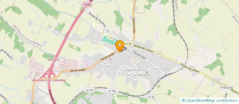 localisation de l'entreprise REVOLUKID  MONTASTRUC-LA-CONSEILLERE