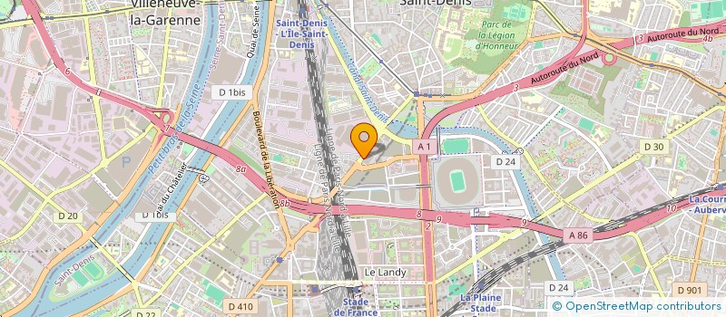 localisation de l'entreprise REVOLUTECH à SAINT-DENIS