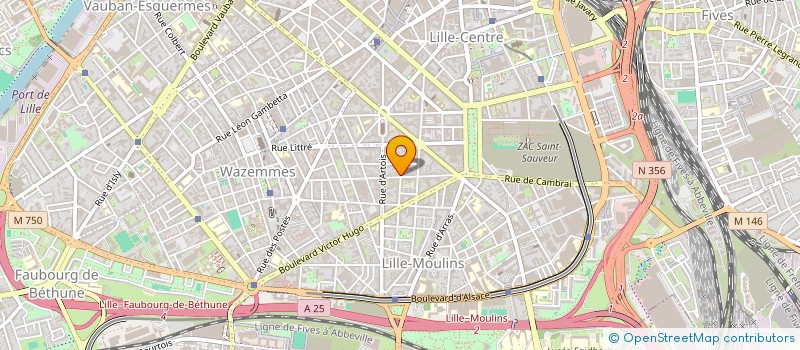 localisation de l'entreprise REVOLUTION à LILLE