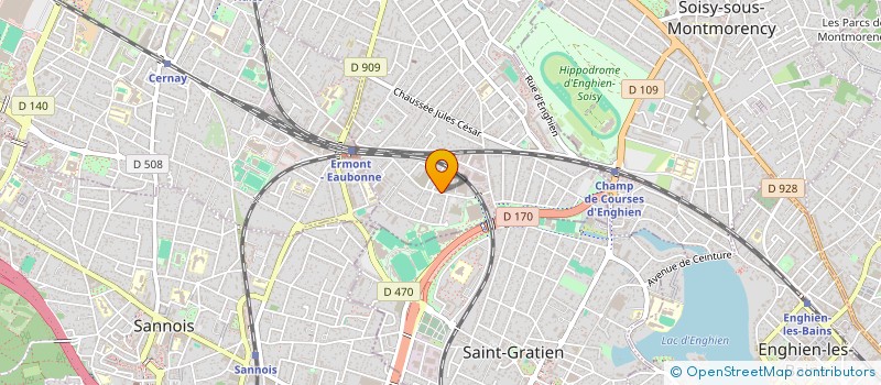 localisation de l'entreprise REVOLUTION à EAUBONNE