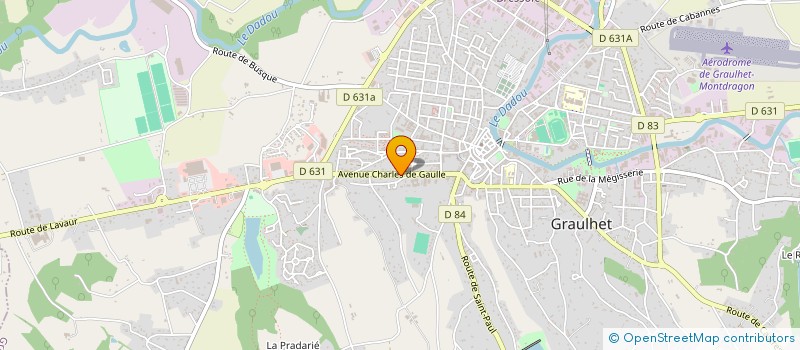 localisation de l'entreprise REVOLUTION  GRAULHET