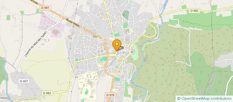 localisation de l'entreprise REVOLUTION  UZES