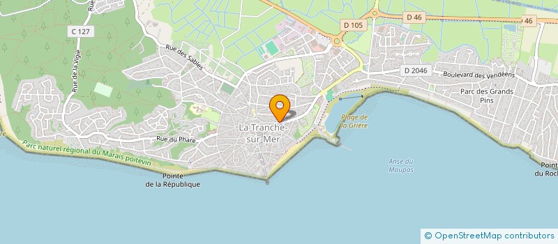 localisation de l'entreprise REVOLUTION'AIR VIEW à LA TRANCHE-SUR-MER