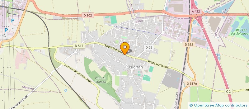 localisation de l'entreprise REVOLUTION CARS  PUSIGNAN