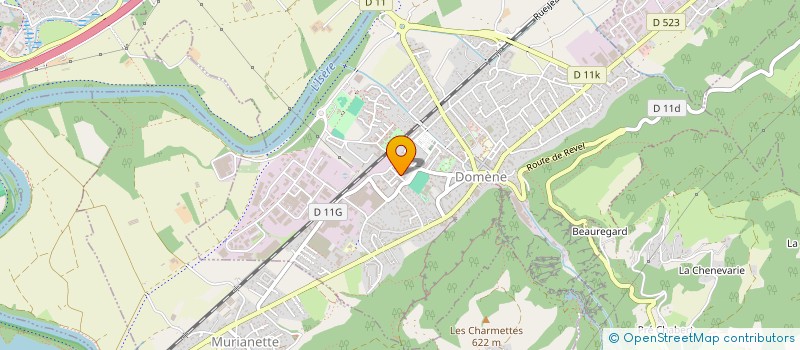 localisation de l'entreprise REVOLUTION GESTION  DOMENE