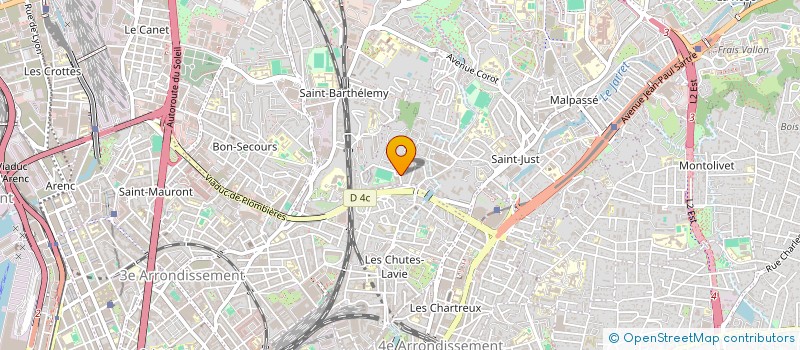 localisation de l'entreprise REVONS CIMETIERES - ETUDIER, PROMOUVOIR, SENSIBILISER  MARSEILLE