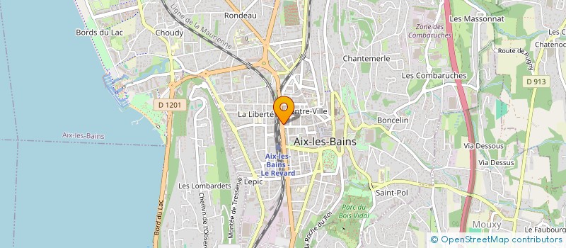 localisation de l'entreprise REVOTEL  AIX-LES-BAINS