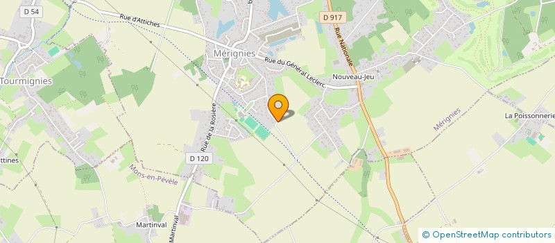 localisation de l'entreprise REVSAMER à MERIGNIES
