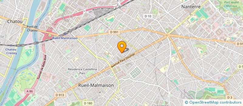 localisation de l'entreprise REVSOLUTION à RUEIL-MALMAISON