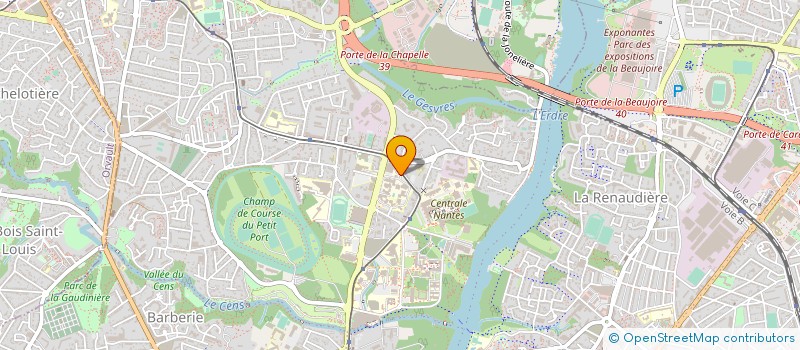 localisation de l'entreprise REVUE CIBLES à NANTES