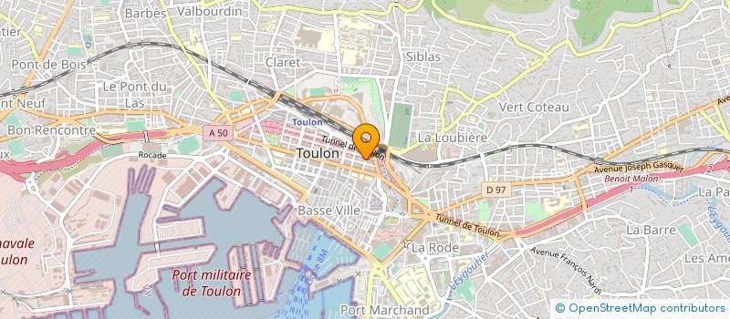 localisation de l'entreprise REVUE DE PRESSE D INFORMATIONS GENERALES à TOULON