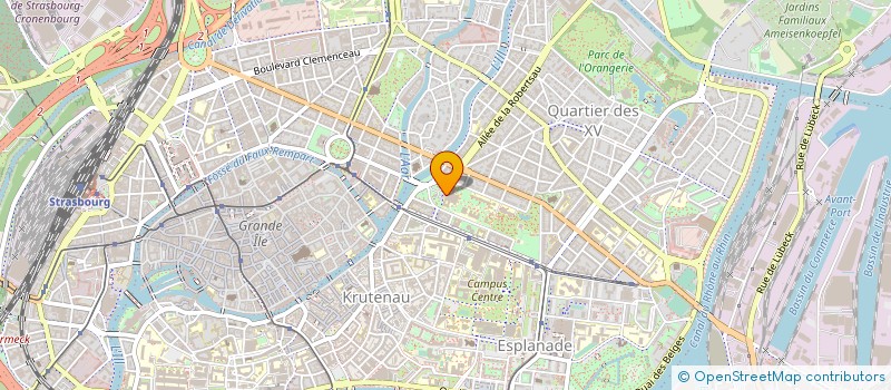 localisation de l'entreprise REVUE DES SCIENCES RELIGIEUSES à STRASBOURG