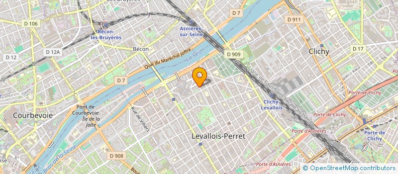 localisation de l'entreprise REVUE ETRE à LEVALLOIS PERRET