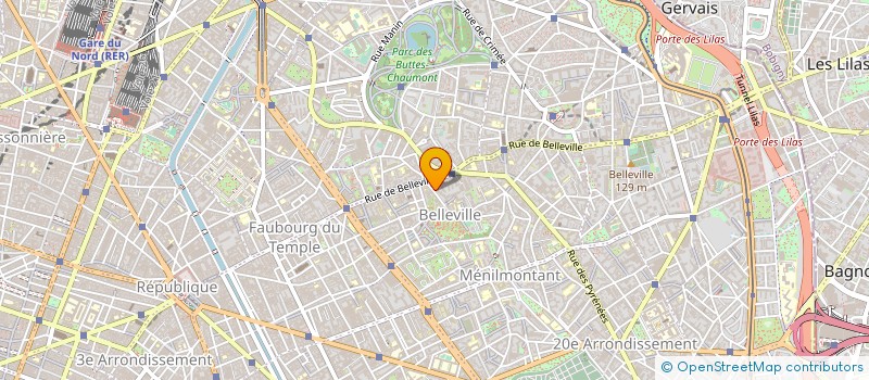 localisation de l'entreprise REVUE MENINGE EDITION  PARIS