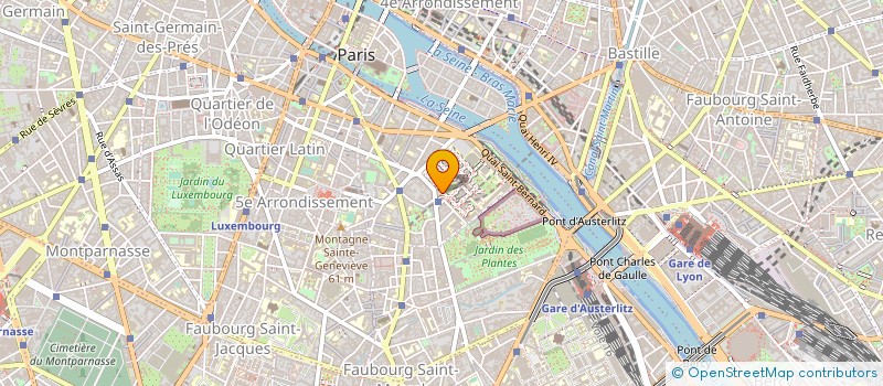 localisation de l'entreprise REVUE MICROPALEONTOLOGIE à PARIS