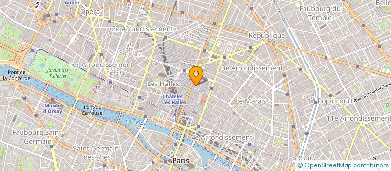 localisation de l'entreprise REVUE RECHERCHES  PARIS