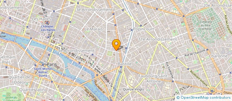 localisation de l'entreprise REVUE TRAITS-D'UNION  PARIS