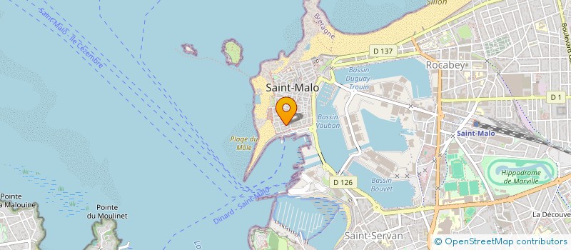 localisation de l'entreprise REWINE  SAINT-MALO