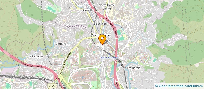 localisation de l'entreprise REX à MARSEILLE