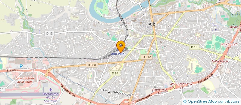 localisation de l'entreprise REX  ALBI