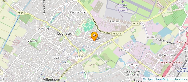 localisation de l'entreprise REX à VILLENEUVE-TOLOSANE