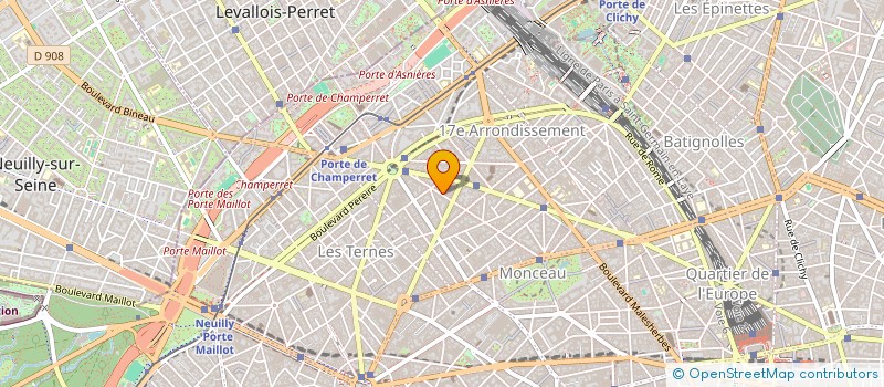 localisation de l'entreprise REX BAUME à NEUILLY-SUR-SEINE