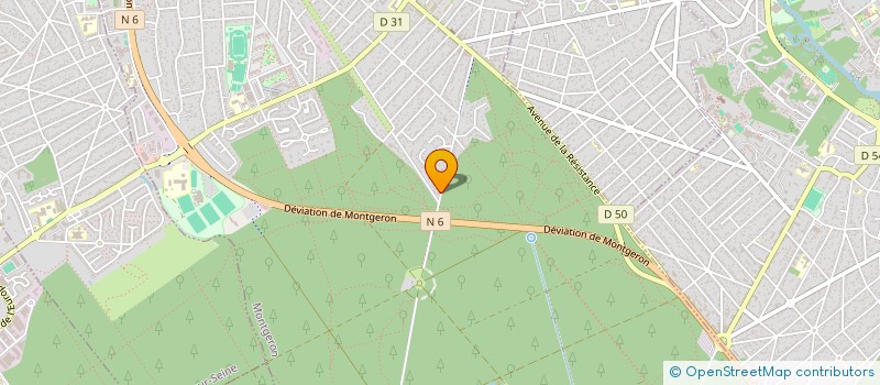 localisation de l'entreprise REX COMPAGNIE  MONTGERON