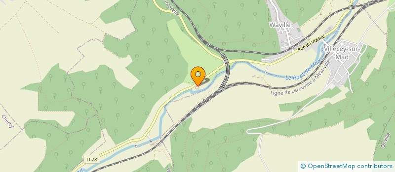 localisation de l'entreprise REX DE LORRAINE  WAVILLE