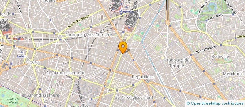 localisation de l'entreprise REX MODE  PARIS