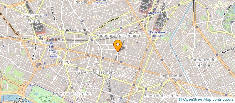 localisation de l'entreprise REX MUSIC  PARIS