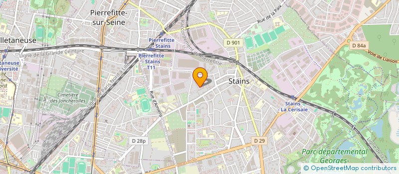 localisation de l'entreprise REX SECURITE PRIVEE à STAINS