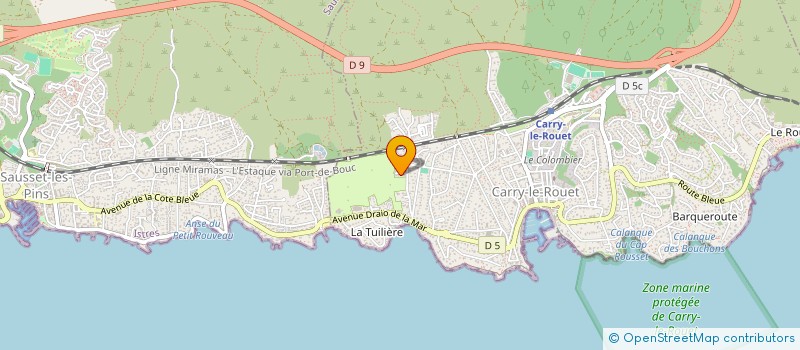 localisation de l'entreprise REXEO  CARRY-LE-ROUET