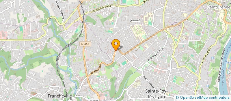 localisation de l'entreprise REXFI  SAINTE-FOY-LES-LYON