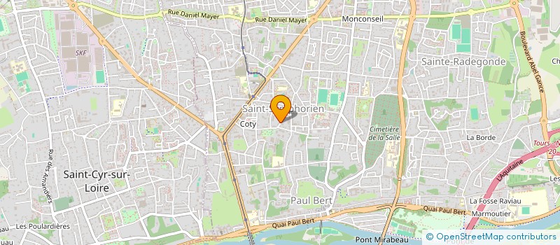 localisation de l'entreprise REXI à TOURS