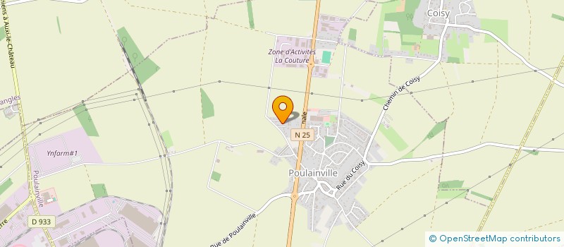 localisation de l'entreprise REXIMMO  POULAINVILLE