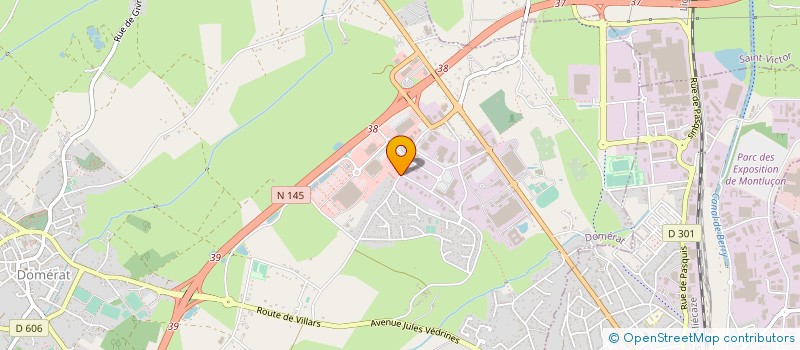 localisation de l'entreprise REXONIC à DOMERAT