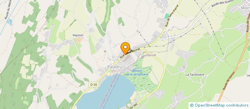 localisation de l'entreprise REXOR SAS  VILLAGES DU LAC DE PALADRU