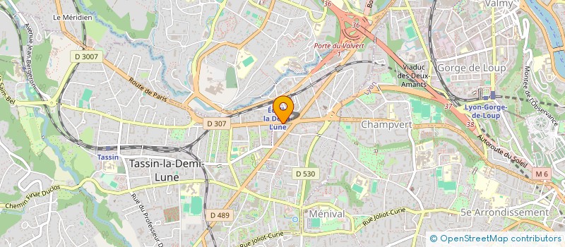 localisation de l'entreprise REXVALORIS  TASSIN-LA-DEMI-LUNE