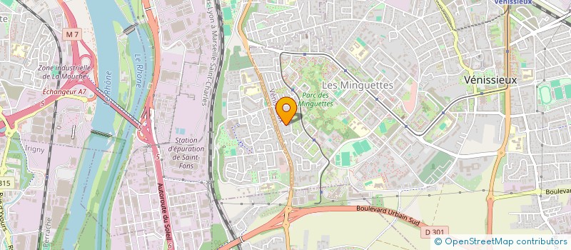 localisation de l'entreprise REY  VENISSIEUX