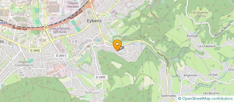 localisation de l'entreprise REY  EYBENS