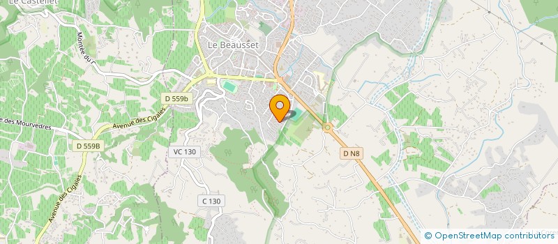 localisation de l'entreprise REY HARMONIC  LE BEAUSSET