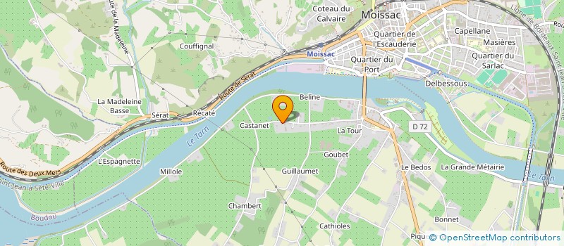 localisation de l'entreprise REY INVESTISSEMENT  MOISSAC