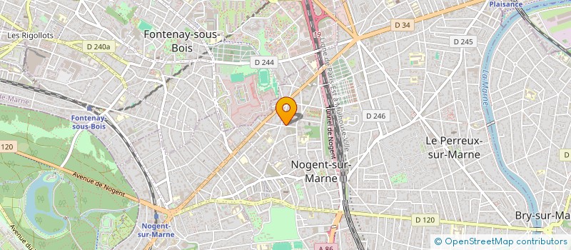 localisation de l'entreprise REY LA FAYETTE à NOGENT-SUR-MARNE