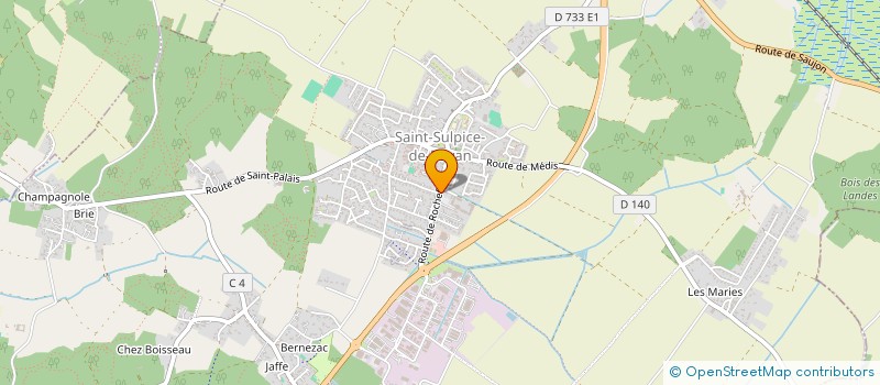 localisation de l'entreprise REY-LONGERIAS  SAINT-SULPICE-DE-ROYAN