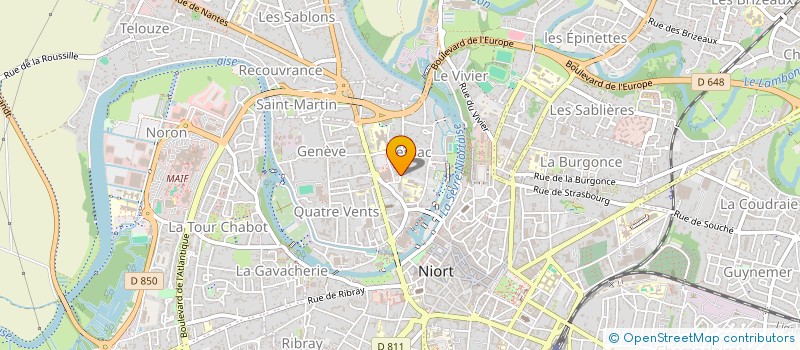 localisation de l'entreprise REY MORGANE ET METAYER GWEN à NIORT