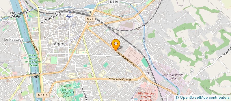 localisation de l'entreprise REY PALOMO  AGEN