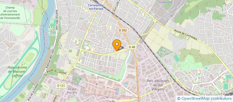 localisation de l'entreprise REY PEINTURE à CORMEILLES-EN-PARISIS