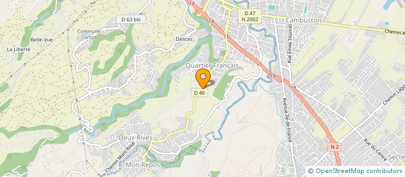 localisation de l'entreprise REY-UNION INVEST  SAINTE-SUZANNE